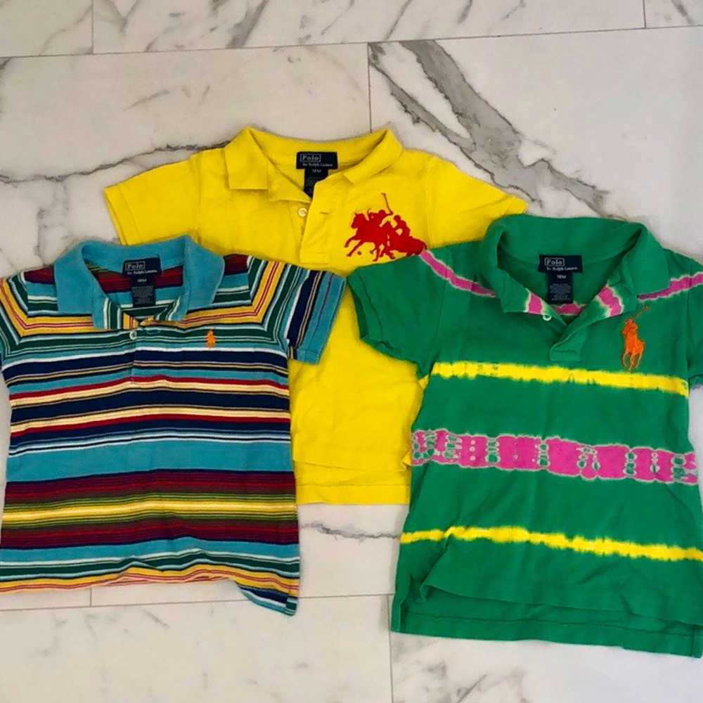 *SET OF 3* Polo by Ralph Lauren kids polo shirts